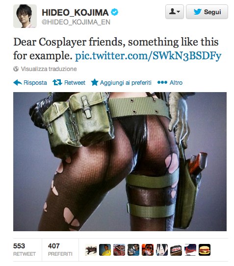Kojima inventa un finto scandalo, annunciando più erotismo nel prossimo MetalGear, solo come scusa per farsi inviare foto di culi dalle cosplayers di tutto il mondo. Bravo Kojima, kudos per la pensata; è però vero che molti, prima di te, avrebbero potuto farlo grazie a culi digitali di tutto rispetto. Ecco quindi a voi la top 10 dei meglio culi di personaggi femminili dei videogiochi!